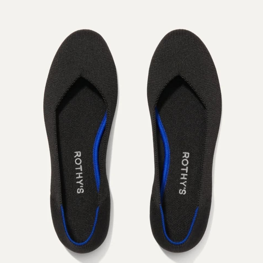 Rothy's Black and Blue Men's Shoes